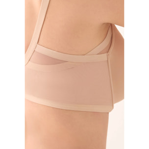 Reggiseno con ferretto con imbottitura Beige