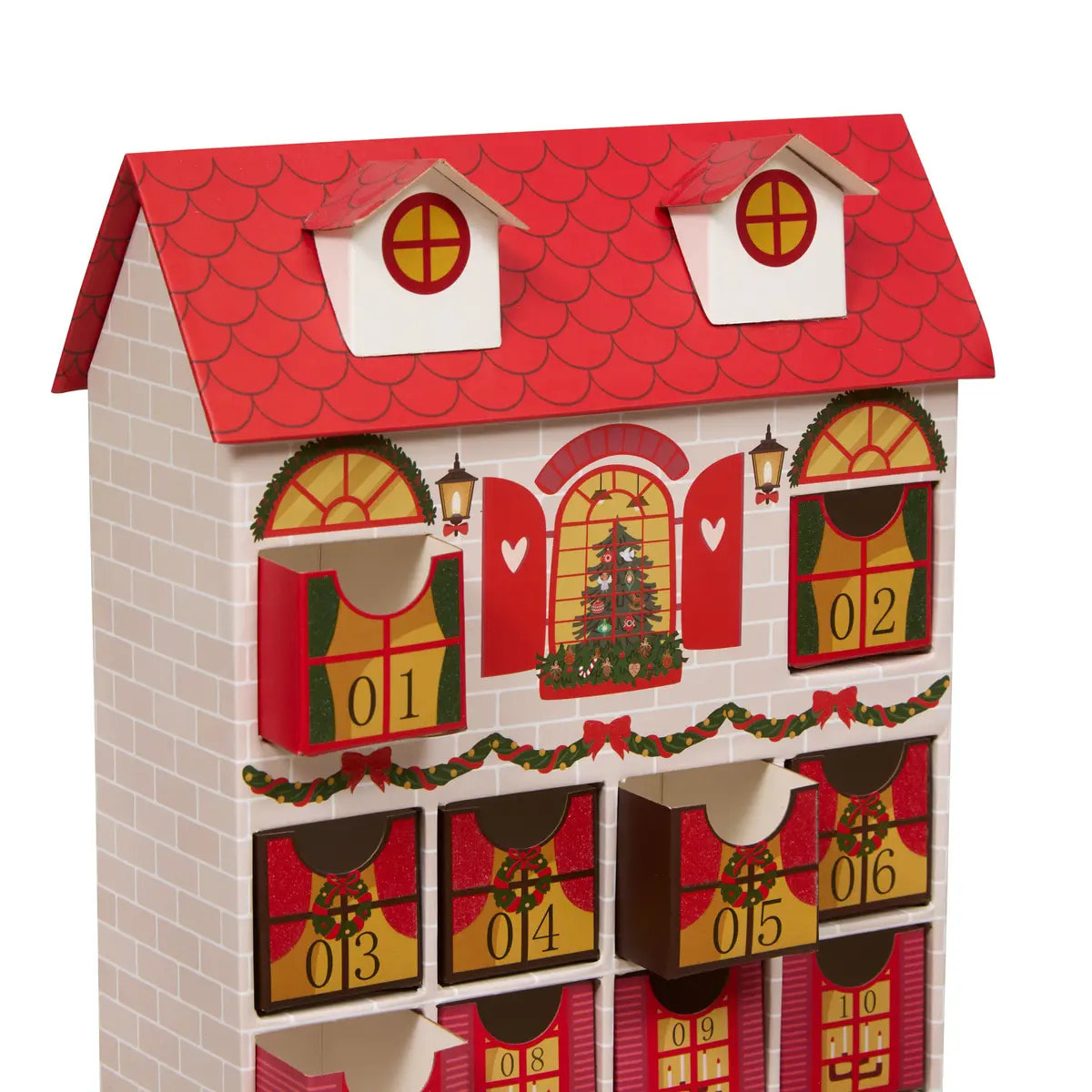 Calendrier de l'Avent maison H. 41 cm