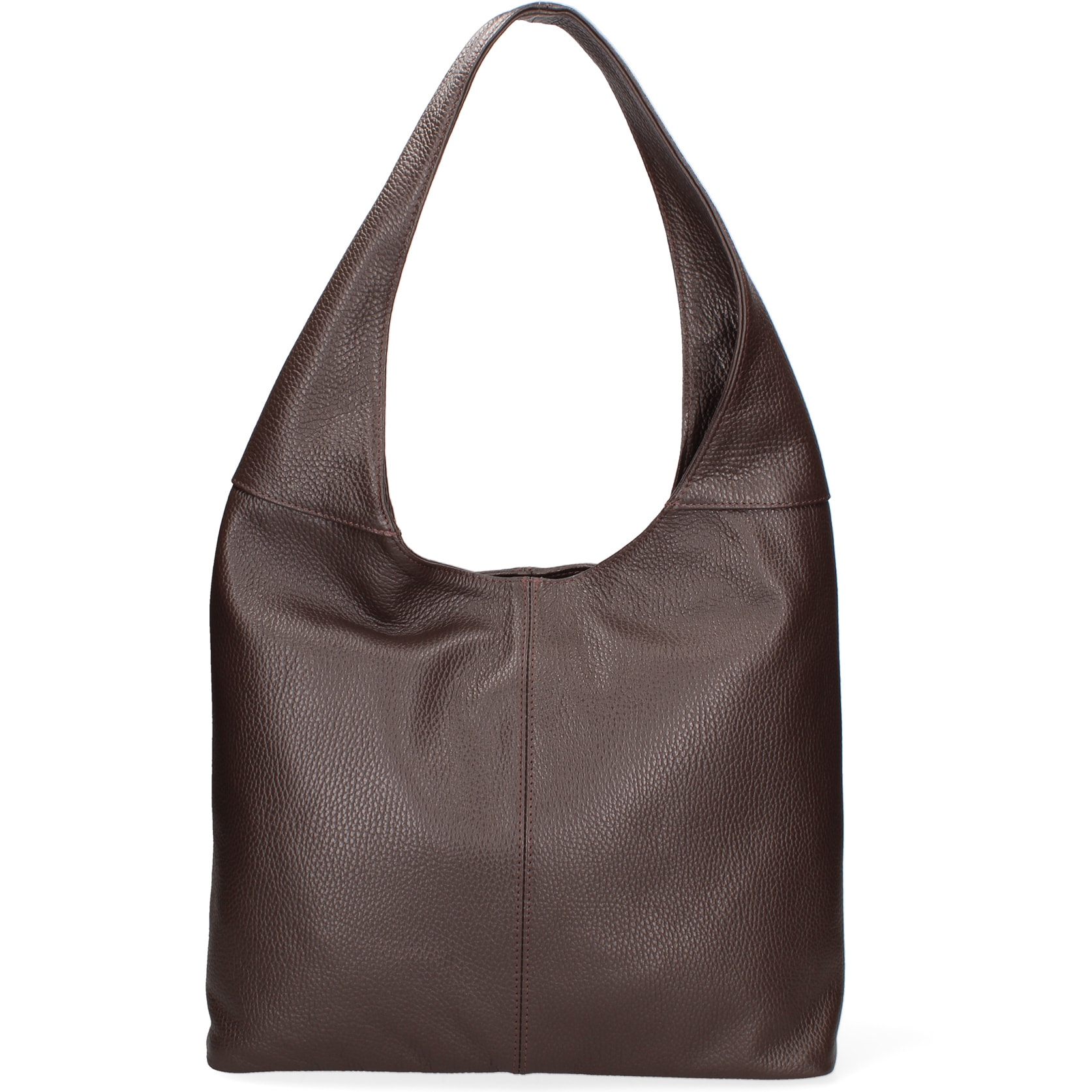 Borsa a spalla da donna In Vera pelle Made in Italy 39x55x13 cm