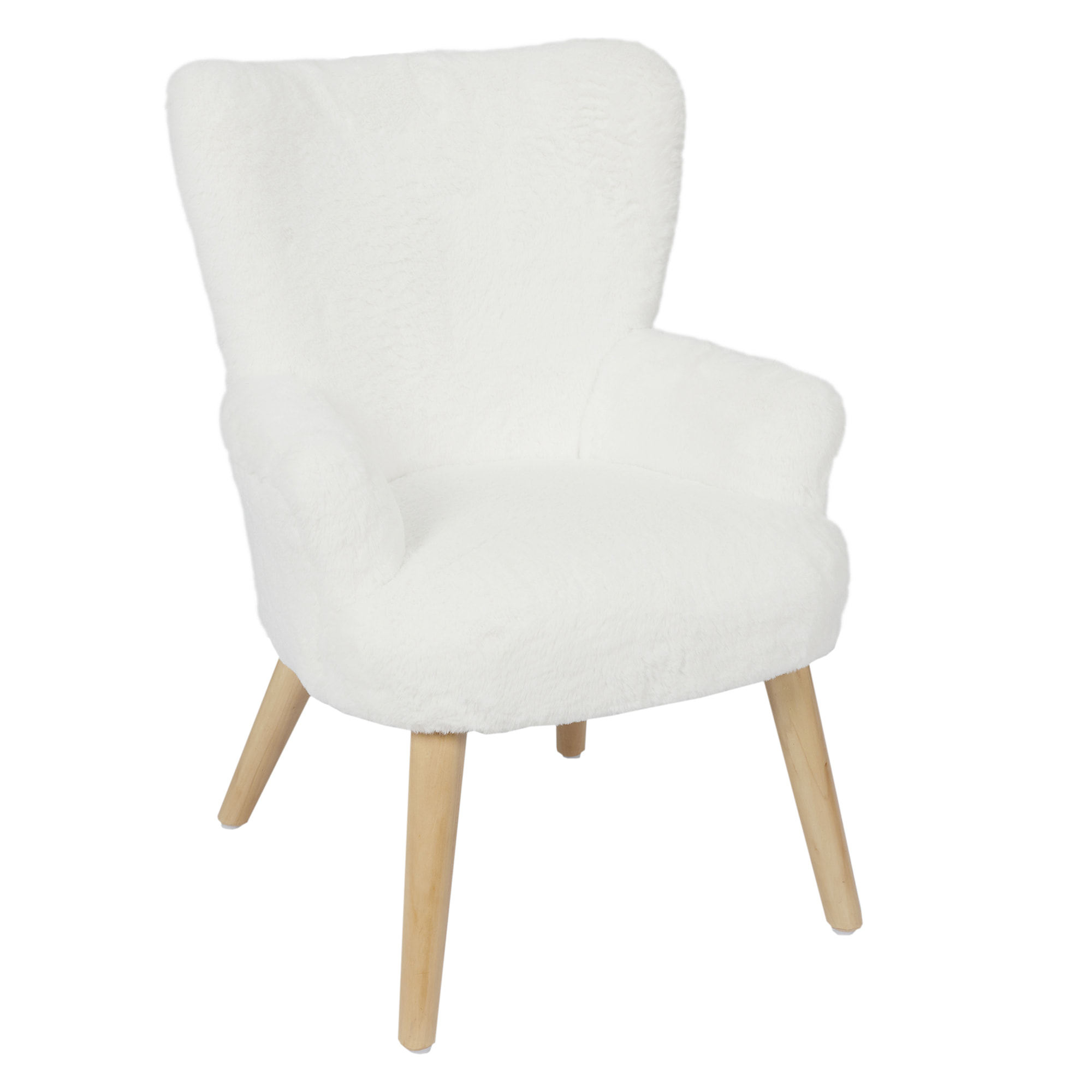 FAUTEUIL HELSINKI ENFANT IMITATION FOURRURE M1