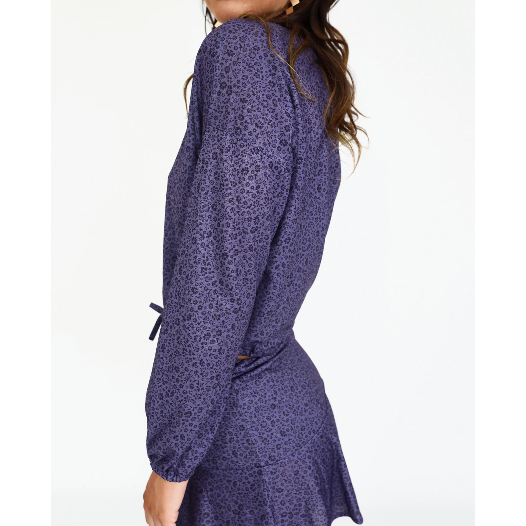 Blusa de mujer estampada manga larga