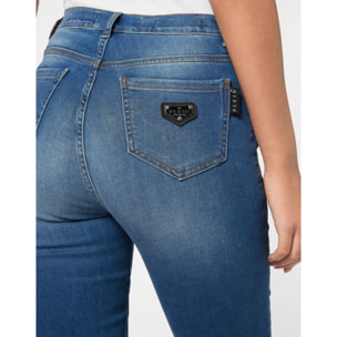 PHILIPP PLEIN Jegging a vita alta