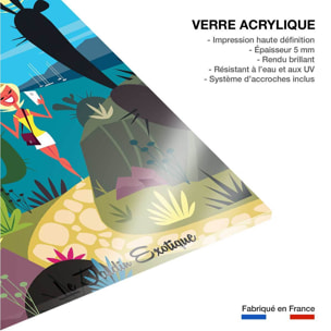 Tableau  jardin exotique d' eze Tableau plexiglas