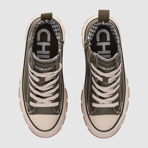 Deportivos - Kaki - Tacón: 5 cm