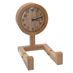 Orologio Vacchetti in legno naturale cm15x22,5x23