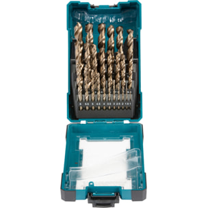 Juego de 25 brocas MAKITA HSS-CO para metal - D-67577
