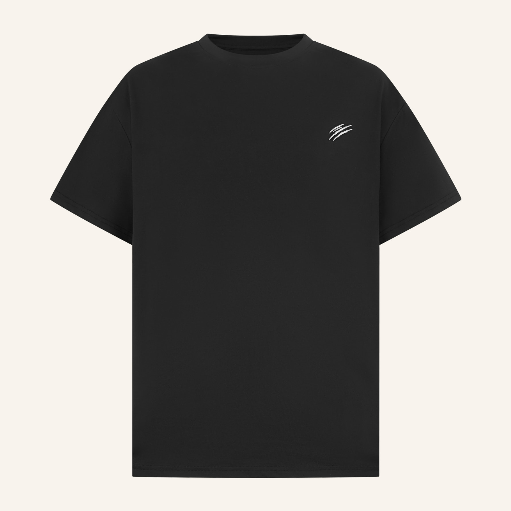 PLEIN SPORT Round Neck T-Shirt Chrome Scratch