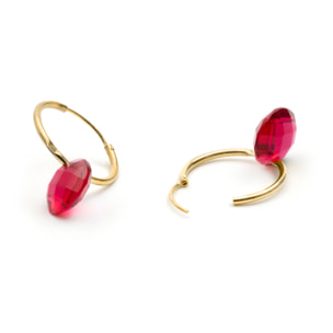 Pendientes Jafam acabado oro amarillo 18k