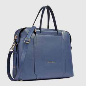 Piquadro Borsa porta pc e porta iPad® con protezioni antiurto e RFID