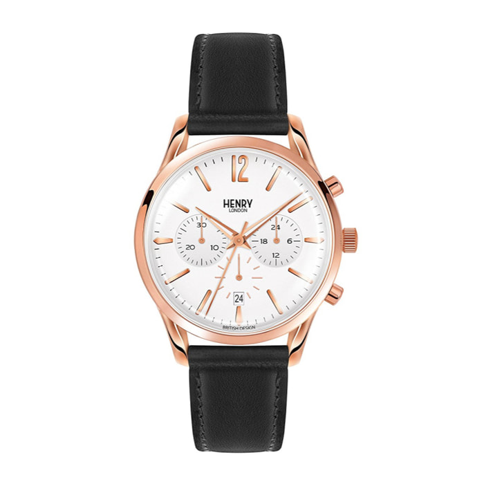 Reloj Henry London HL39-CS-0036 Mujer Analogico Cuarzo con Correa de Piel