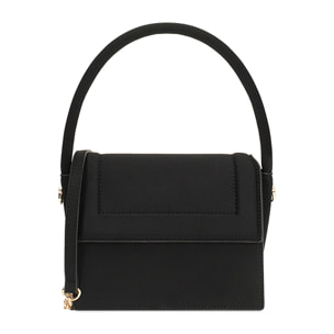 Mini bag donna nera in tessuto