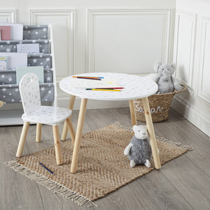 Table enfant "Douceur" à motifs