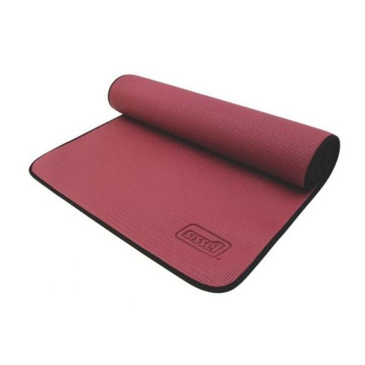 Tapis de yoga SISSEL et pilates bordeaux