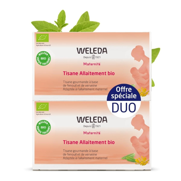 WELEDA - Duo Tisane allaitement Verveine - 20x2 g
