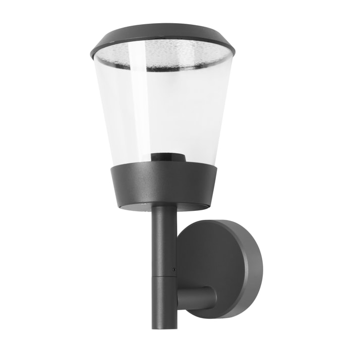 Forlight Elaine - Aplique de Pared Exterior E27 con IP54 para Jardín y Terraza de Color Gris Urbano