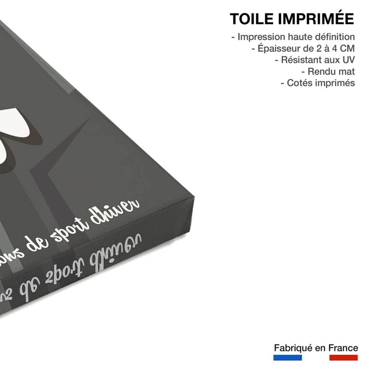 Tableau  les grands montets Toile imprimée