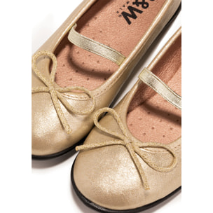 Ballerine da bambina in metallo  B&W