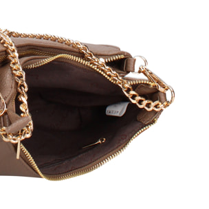 Borsa a tracolla da donna - Modello Novara Pro - Pelle vegana PU - 26.0 x 15.0 x 5.5 cm