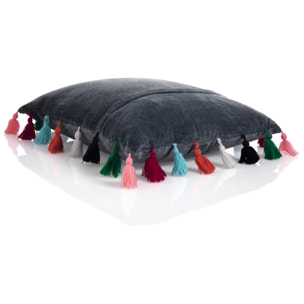 ORESTELUCHETTA Cuscino VELVET DECOR GREY