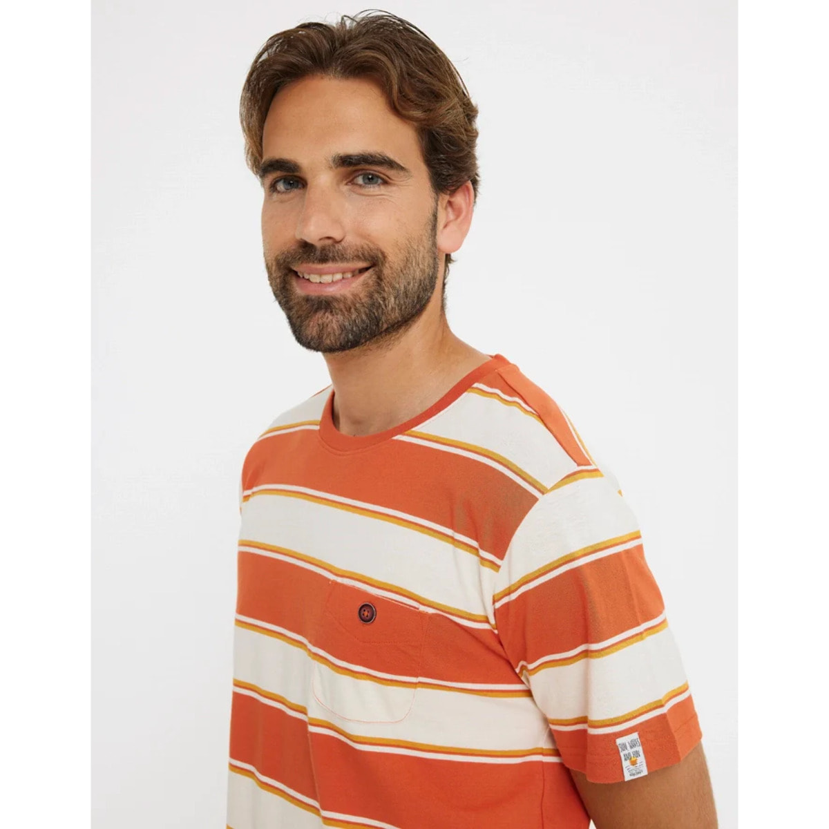 Camiseta Manga Corta Naranja - Kenneth