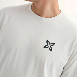 Camiseta MUNICH Skate streetwear hombre de algodón orgánico blanco