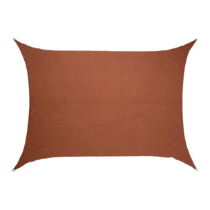 Voile d'ombrage Elyora 4x3m acajou