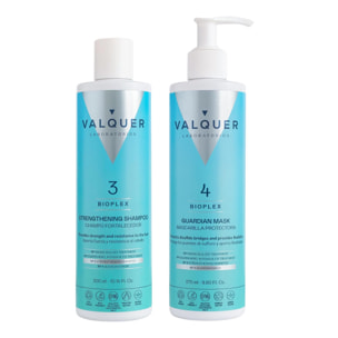 Valquer Pack Bioplex Nº3 y Nº4 - Champú Fortalecedor y Mascarilla Protectora - 575 ml
