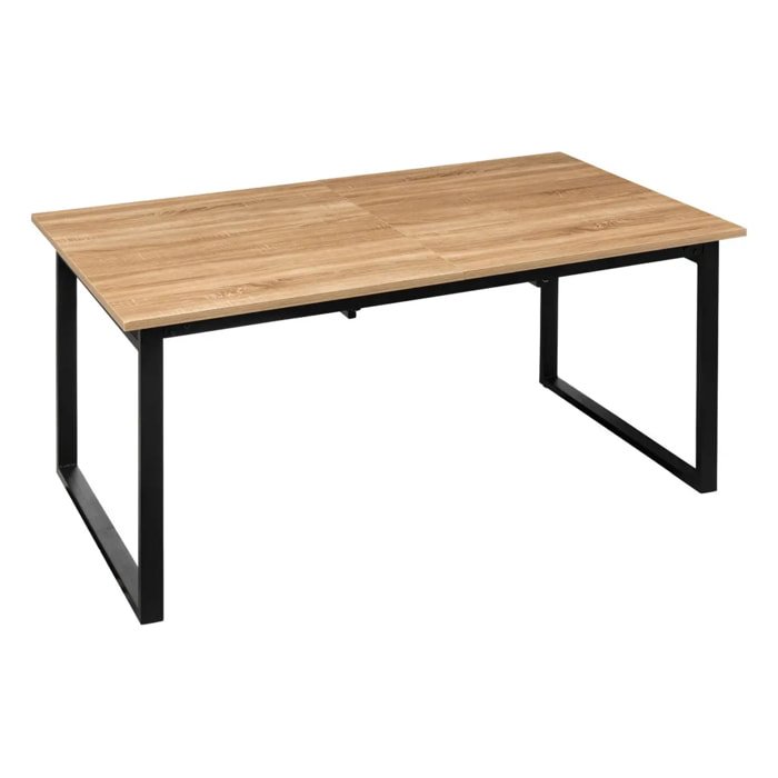 Table extensible 6/8 personnes effet chêne naturel "Aliaj"