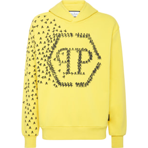 PHILIPP PLEIN Hooded Sweatshirt SKULL&BONES