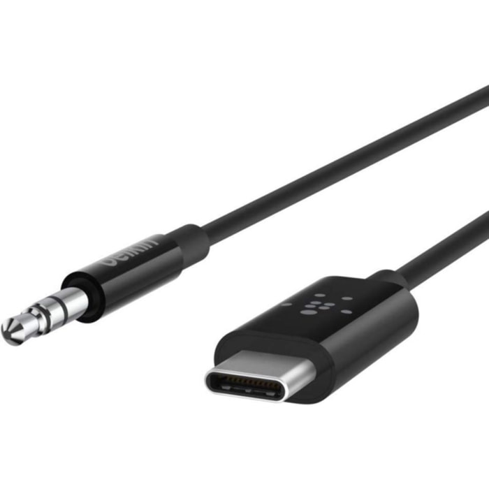 Câble BELKIN Jack 3.5mm Rockstar + Connecteur USB-C