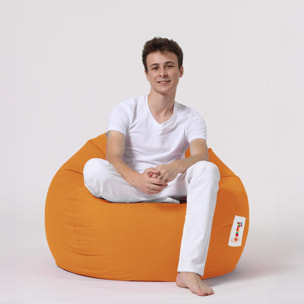 KAYAR Pouf poire d'extérieur 130x115cm orange