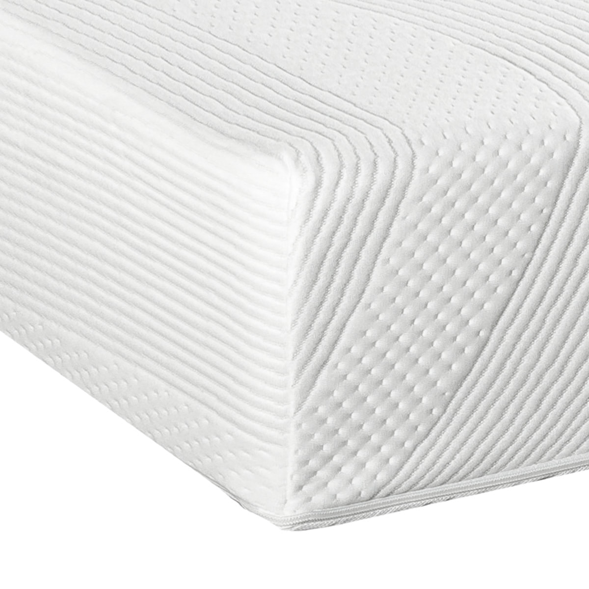 Matelas Paris, Soutien Ferme, 24 cm, Mémoire de Forme & Mousse Haute Densité, Fabrication Française, Déhoussable