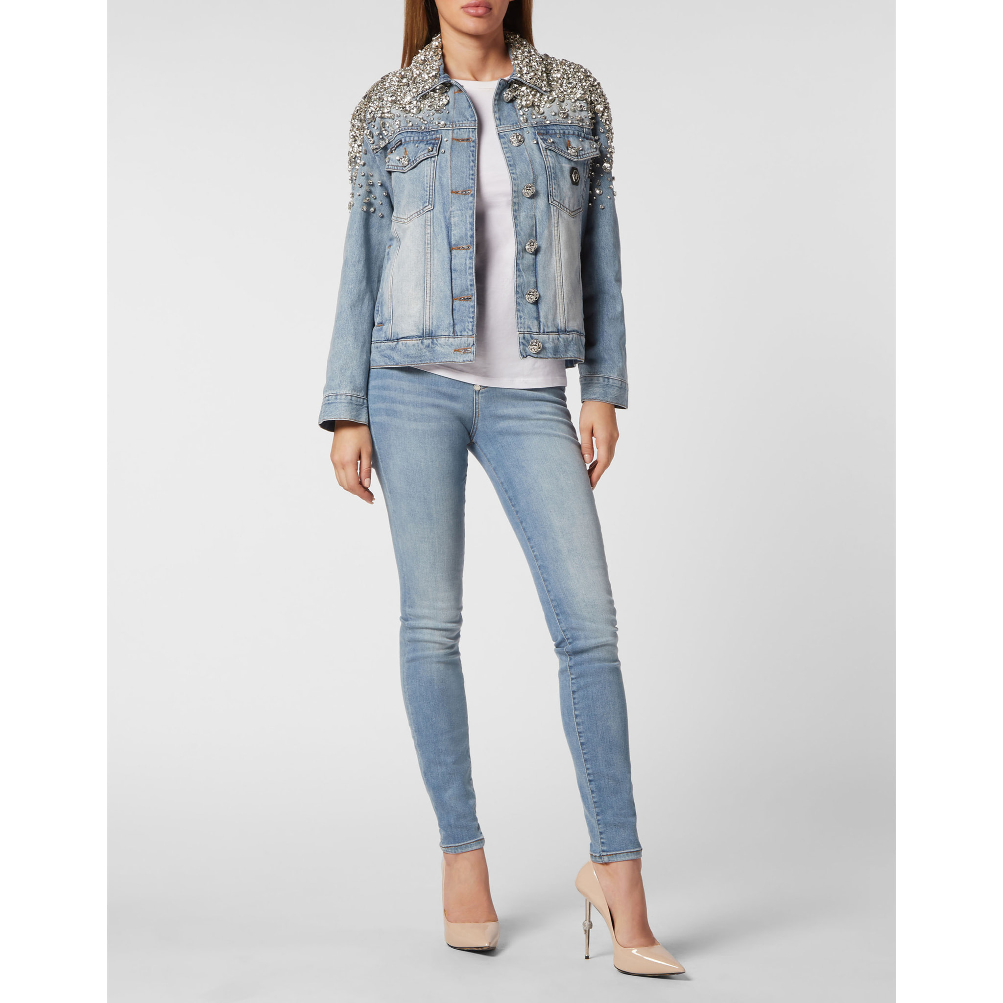 PHILIPP PLEIN Chaqueta vaquera