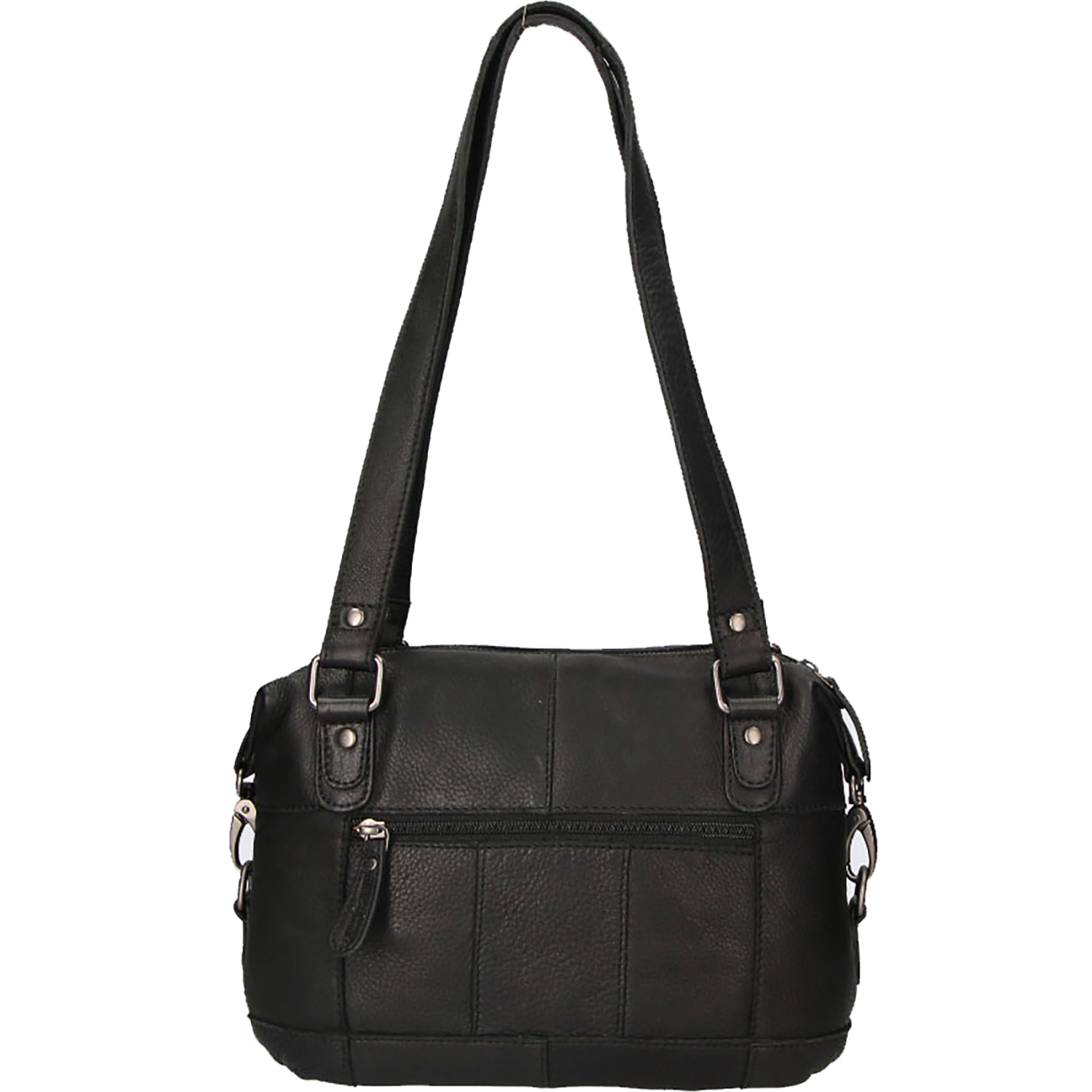 Borsa a tracolla  da uomo In Vera pelle Made in Italy 24x19x7 cm