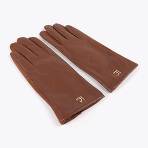 Guanti con Logo a Reticolo