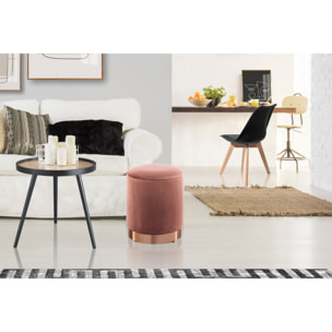 Oresteluchetta Pouf imbottito contenitore OHIO PINK Rosa