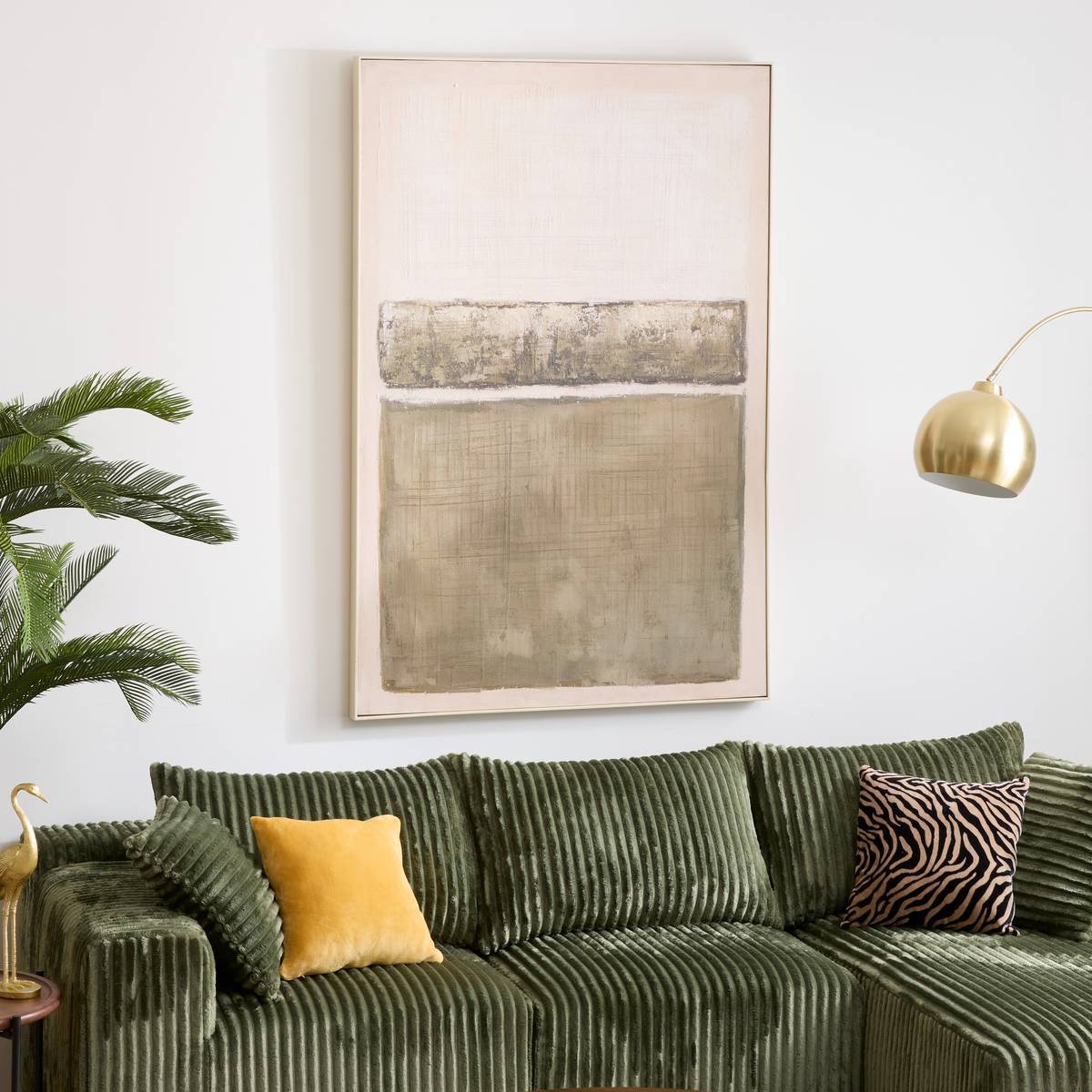 Toile Alan 100x150cm vert