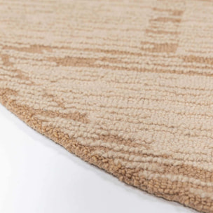 Tapis en laine rond HARRIS MODULA