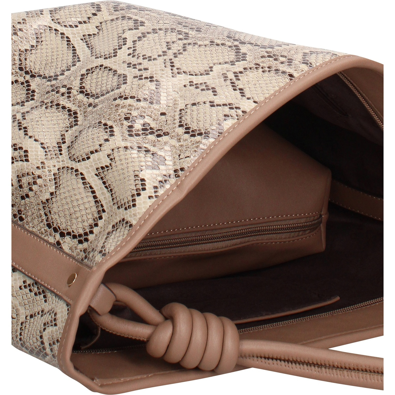 Borsa a mano da donna - Modello Astrea Lux - Pelle vegana PU - 39.0 x 23.0 x 17.0 cm