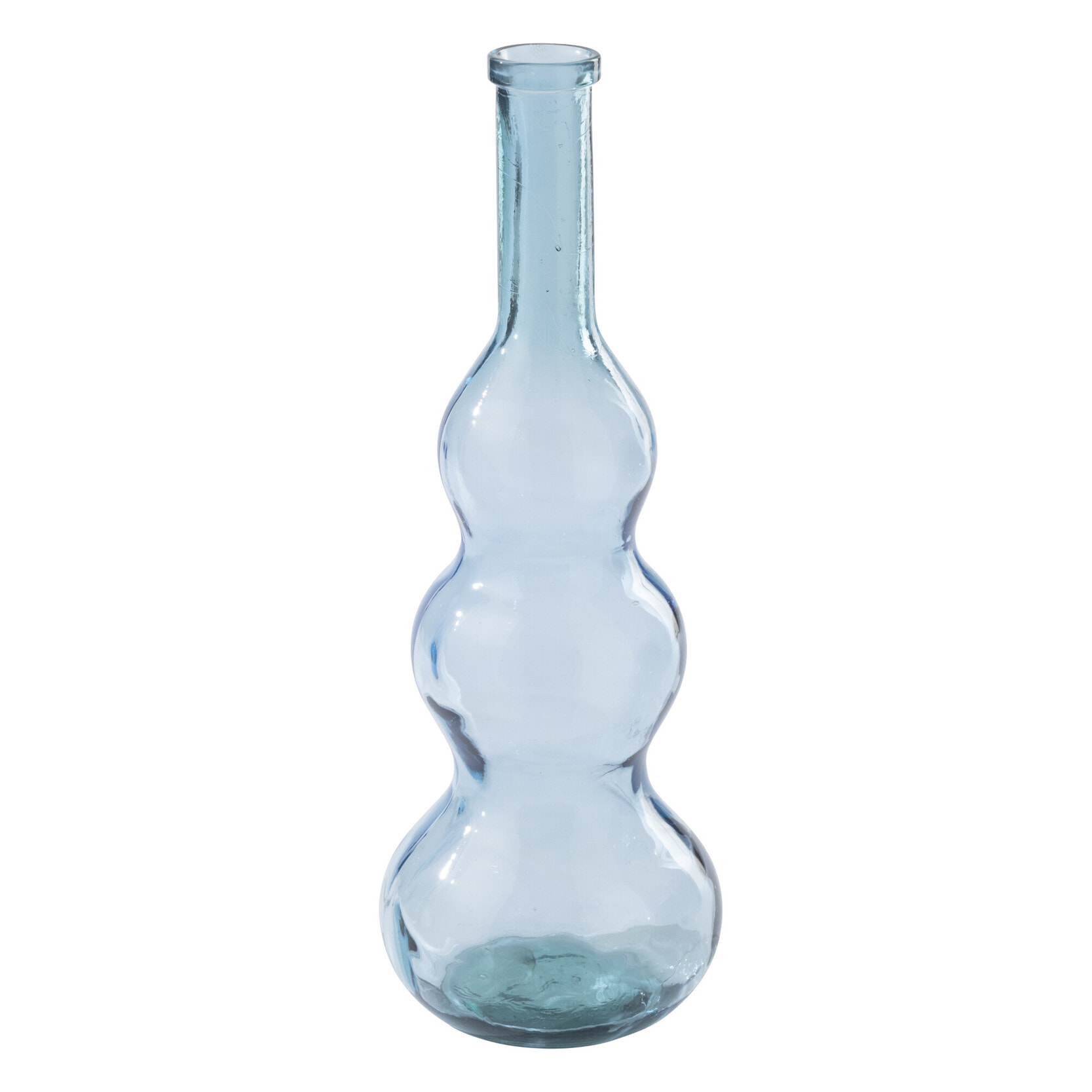 J-Line Vase - verre - bleu clair