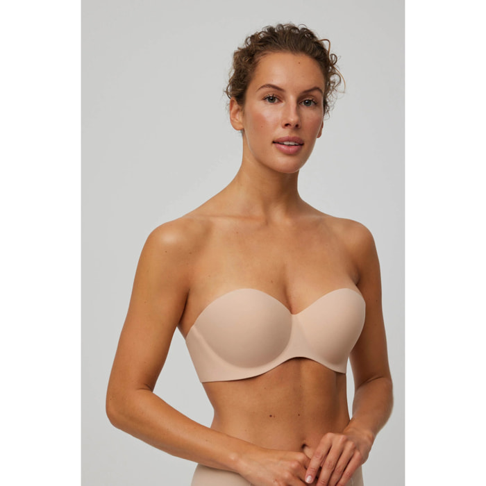 Reggiseno adesivo push-up beige