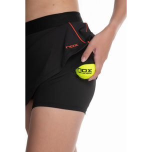Falda deportiva pádel TEAM negro