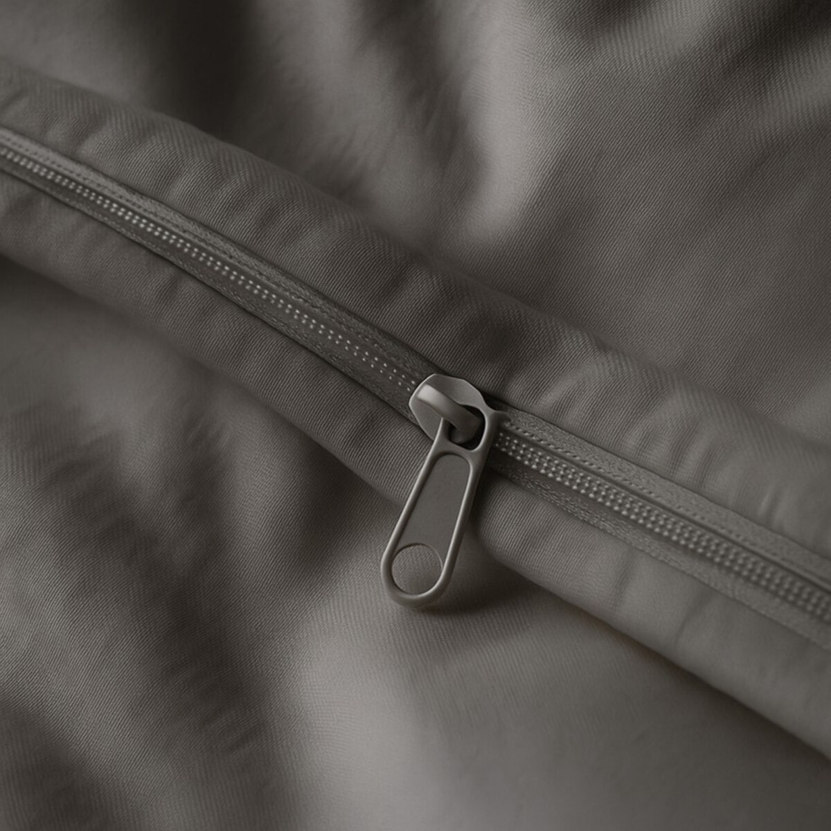 Housse de couette | Gris | Unies, respirantes & hypoallergéniques