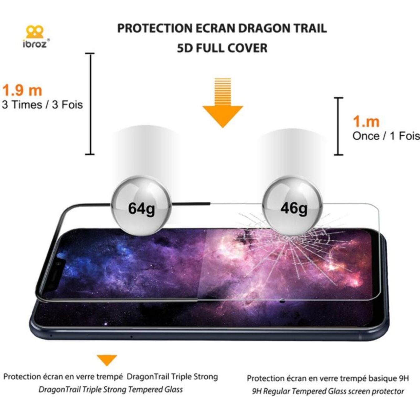 Protège écran IBROZ Xiaomi Poco M4 Pro 4G X3