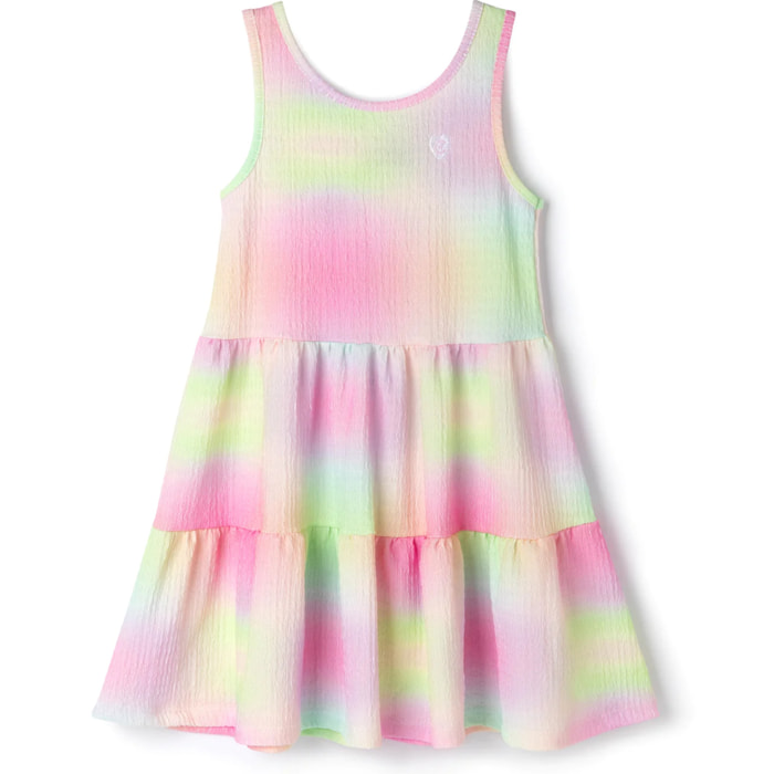 Vestido Volantes Tie Dye