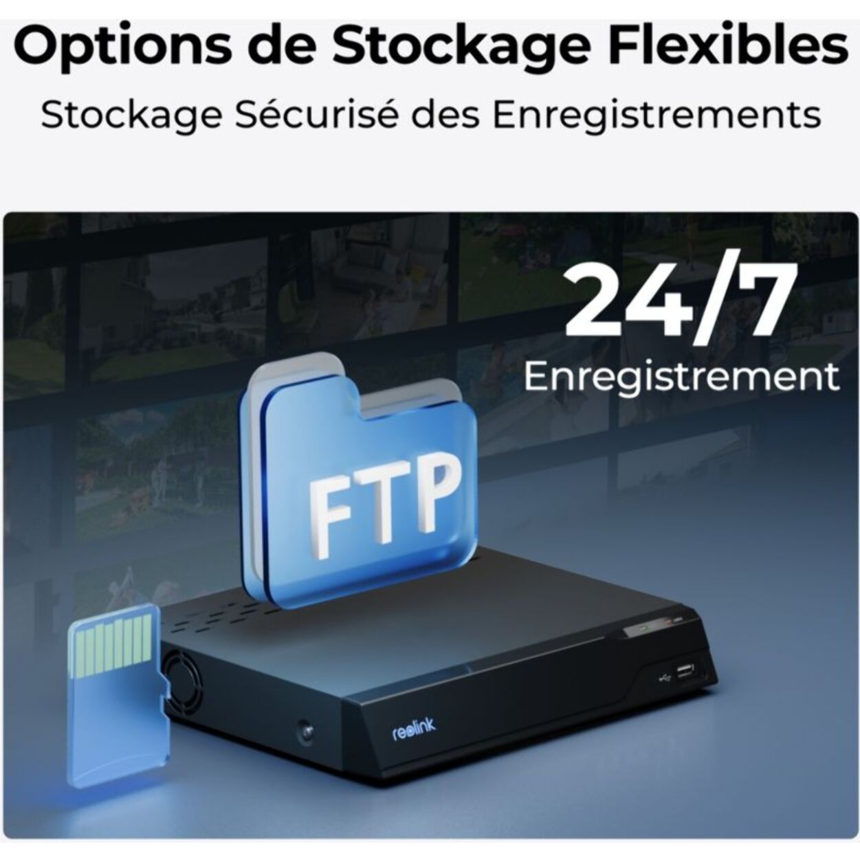 Caméra de surveillance REOLINK P320 PoE