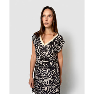 Vestido corto soft varanasi negro