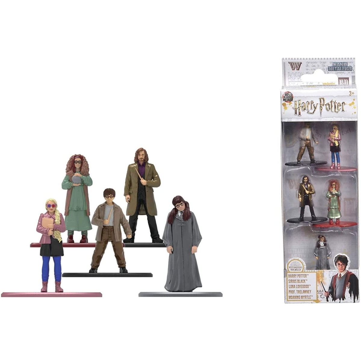 Harry Potter Confezione da 5 Action Figure in Metallo di 4 Cm Jada Toys