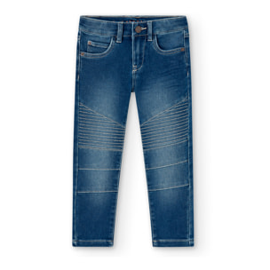 Pantalón denim punto de niño -BCI