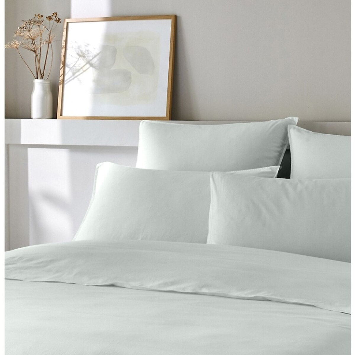 PARURE HOUSSE DE COUETTE 2 PERS 240x220  de Coton-Bambou - BAMBOU VERT